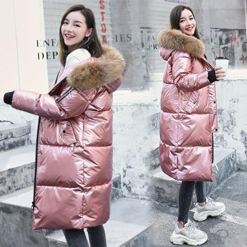 QIWN Women's Parkas With Natural Fur