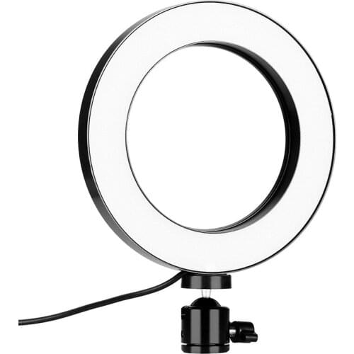 5.7 inch adjustable light three color LED endless light adjustment ring lamp with three self portrait photography