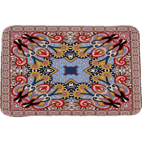 Ethnic Style National Customs Rug Hallway Carpets and Rugs for Bedroom Living Room Carpet Kitchen Bathroom Anti-Slip Floor Mats