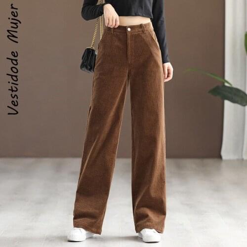 Vestidodemujer Women's Corduroy Trousers