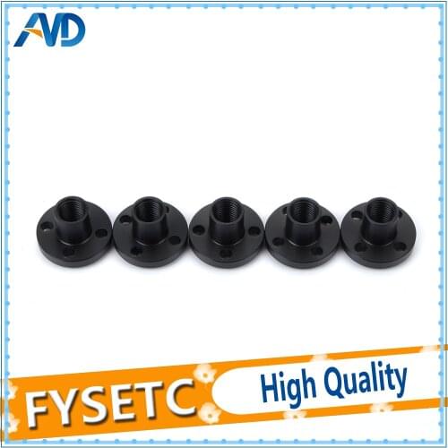 Screw Nuts 3D Printer Z Axis Trapezoid Motor T8 Nut Trapezoidal Screw Nut POM Nut Lead 1mm 2mm 4mm 8mm for Lead Screw