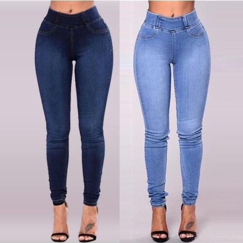 Female Trousers High Waist Stretch Slim Pencil Trousers Women Autumn Clothing Pants Sexy Women Plus Size Skinny Pants