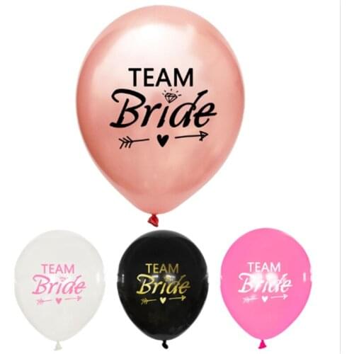 10pcs 12 Inch Latex Balloon Bride To Be Bachelor Party Background Layout Photo Props Balloon Wedding Decoration Hen Party