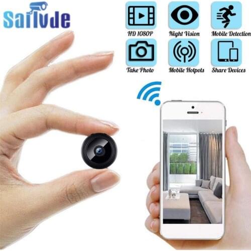 Mini WiFi Camera Wireless Security Remote Control Monitoring Night Vision Baby Motion Detection Camera 1080p HD Nanny Cam
