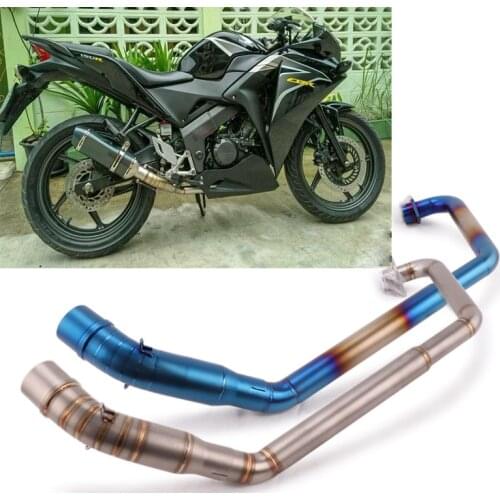 CB 150 R CBR 150 R Escape Modified Pipe Header Tube Front Link Exhaust Pipe Slip On For Honda CBR150R CBR150 CB150R 2010-2020