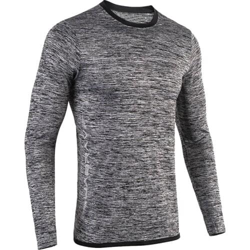 CKAHSBI Long Sleeve Quick Dry Basketball Soccer Training T Shirt Men Sport Running T Shirt Fitness Sportswear Man Gym Clothing