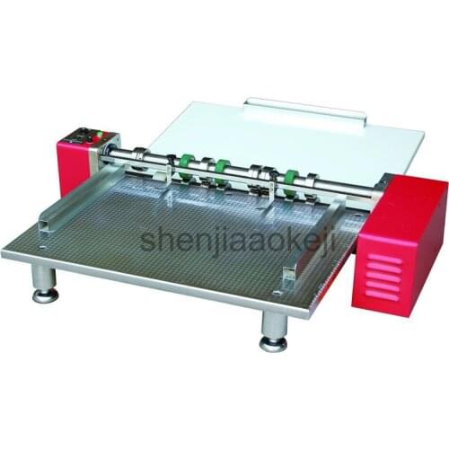 220V/110V SLY650 electric creasing machine 650mm Electric paper creaser creasecover creasing machine position can be adjusted