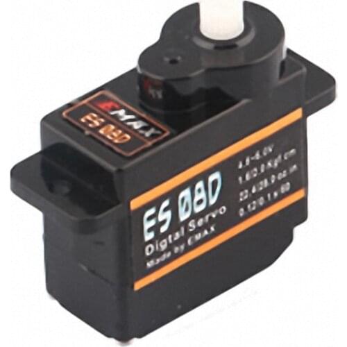 EMAX ES08D II Plastic Digital High Efficiency Big Stall Torque Micro Servo For RC Airplane