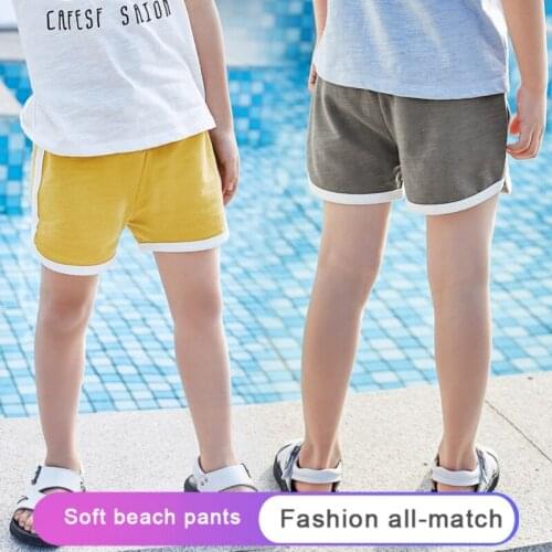 6 Colors Summer Beach Loose Sports Pants Kids Baby Girls Boys Running Cotton Shorts Casual Comfortable Fashion Children Clothes
