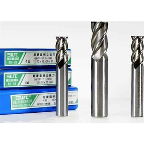 Slotting end mill 2F/3F/4F Flute 2mm/3mm/4mm/5mm/6mm HSS & Aluminium endmill Milling cutter CNC Milling Machine tool Cutting too