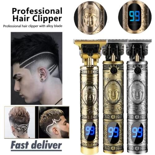 2021 USB T9 Rechargeable Hair Trimmer Electric Hair clipper Cordless Shaver hair trimmer for men Barber Cutting Machine