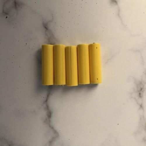 5Pcs LR06 AA LR03 AAA Size Dummy Fake Battery Setup Shell Placeholder Cylinder Conductor Dummy Cells for Lithium iron E56B
