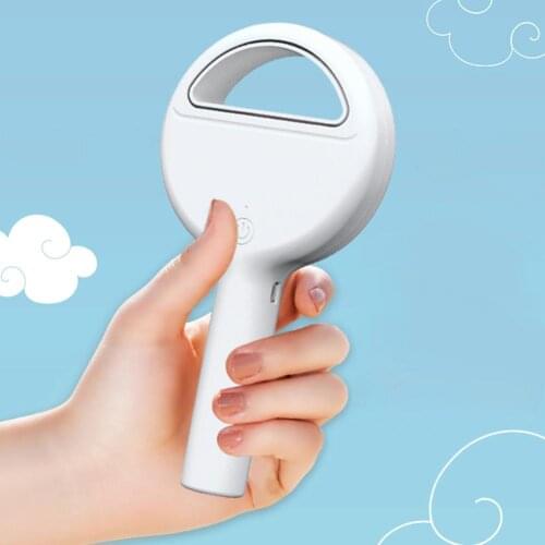 Portable Bladeless Fan Handheld USB Rechargeable Mini Cooler No Leaf Desktop Cooling Fan Air Cooler Fans Summer Outdoor Radiator