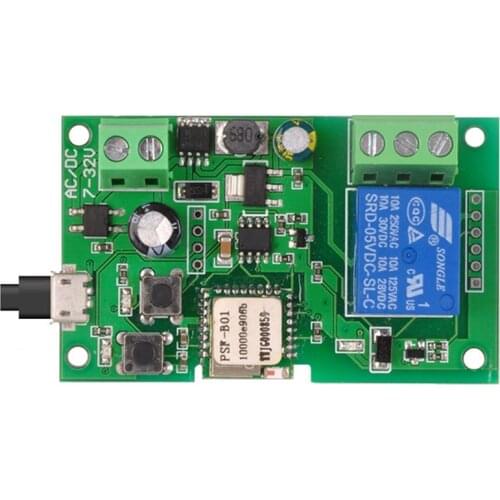 EWelink Smart Wifi Switch Relay Module Timer DC 5V/12V/24V/32V Wireless Remote Control Inching/Self-Locking Alexa Google Home