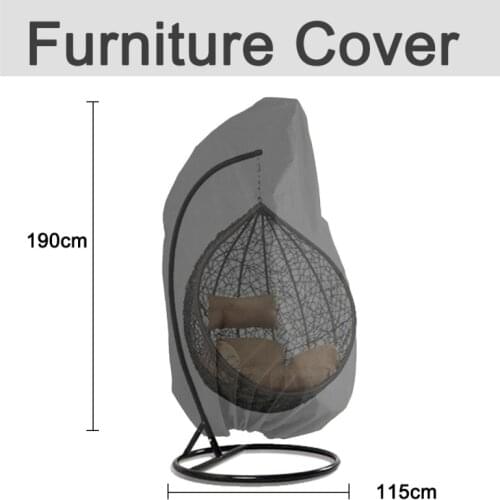 All-Purpose Covers Outdoor Hanging Egg Swing Chair Cover Dust Proof Protector Water-Resistant Dust Covers
