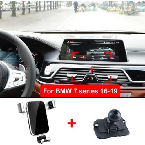 High Quality Gravity Car Cell Phone Holder Air Vent Stand Clip Mount For BMW 1 3 4 5 7 Series F30 F31 GPS Support Accessories