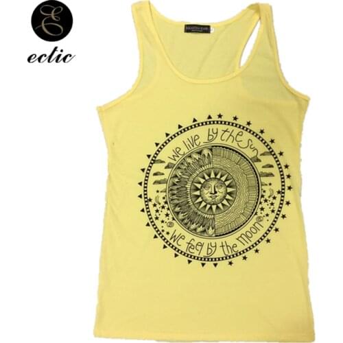 Galaxy Clothes Debardeur Femme Racerback Tank Top Fitness Women Witch Moon Crop Vetement Femme 2021 As Above So Below Fashion