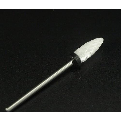 1*XC Bullet Ceramic Nail Drill Bit Electric Manicure Machine Accessories Nail Art Tools Electric Manicure Cutter Nail Files