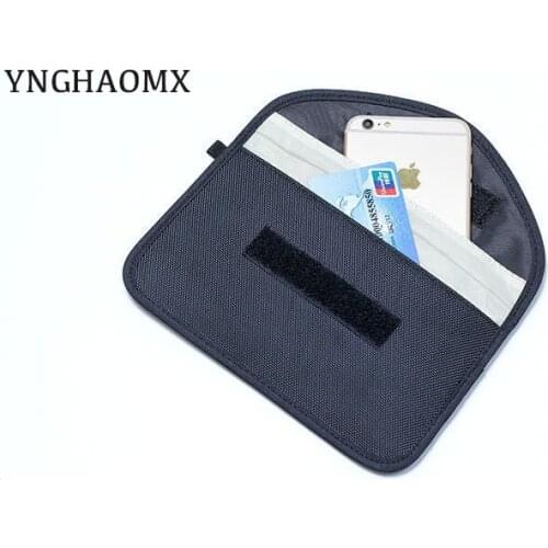 20pcs/lot 21*12cm big Signal Shielding Blocker Bag mobile Cell Phone RF Signal Shielding Blocker Bag Case Pouch Anti Radiation