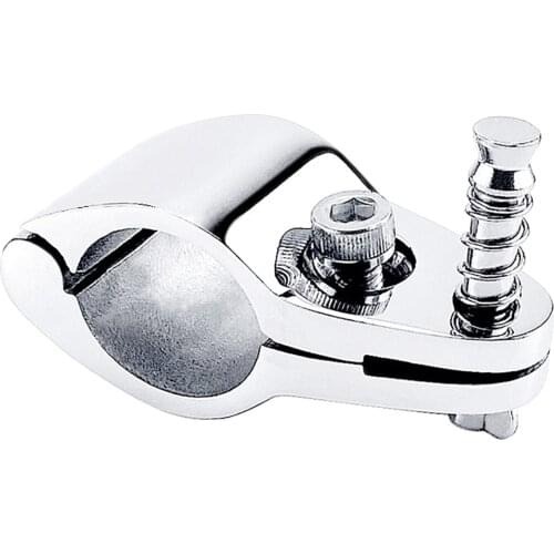 316 Stainless Steel Boat Bimini Top Hinged Jaw Slide Hinge 1" 25mm Hardware with Pin & Cam Clamp Quick Release