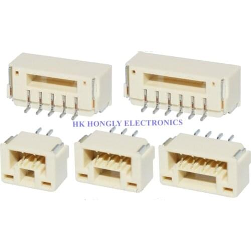 50PCS GH1.25mm GH 1.25mm SMT horizontal 2P 3P 4P ...12P Socket Connector