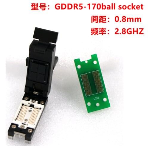 GDDR5 Burn in Socket with 170pin Test Programming Adapter