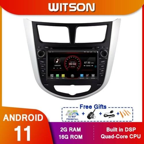 WITSON 2 din Car Radio GPS Android 10 Multimedia Player audio Navigation Android 10 For HYUNDAI VERNA/SOLARIS/ACCENT