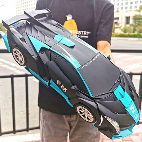 1:12 RC Car Robot 2.4Ghz Induction Transformation Fighting Robots Modles Deformation Remote Control Cars Toy Gift for Boys