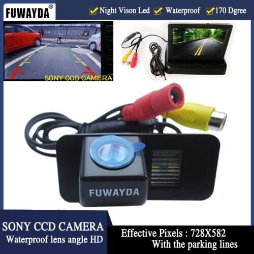 4.3 inch car monitor mirror TFT LCD for FORD MONDEO FIESTA FOCUS/S-Max KUGA night vision parking car rear view parking camera