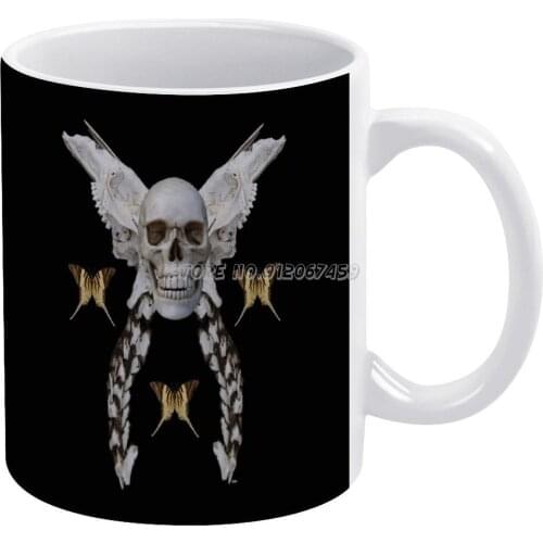 Skull Skull Coffee Mugs 330ml Creative Travel Mug and Cup Office Drinkware Mugs Tazza Skull Dark Theartofkar
