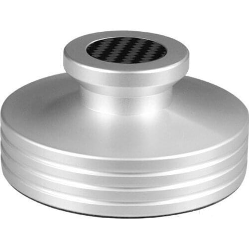 Aluminum alloy discs suppress shock absorption and stabilize the bottom carbon fiber of the turntable to improve clarity top
