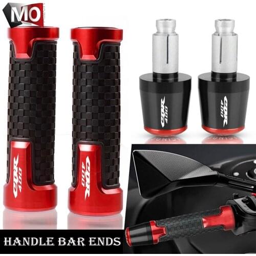 For Honda CBR400 CBR 400 7/8'' 22mm Motorcycle handle bar grip ends Hand bar CBR400/NC23/NC29/NC19/NC17/NC22/NC23/NC29/NC30/NC31