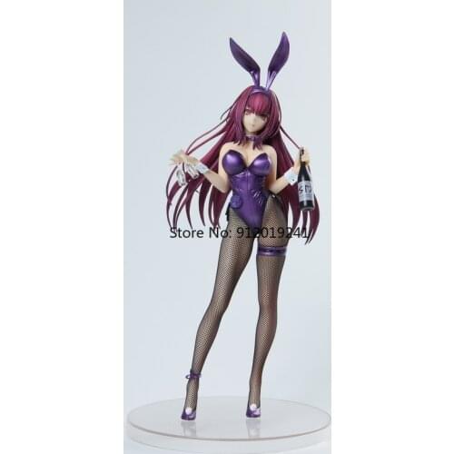 Original Fate/Grand Order Scathach Lancer Alter Sashi Ugatsu Soft Bunny PVC Action Figure Anime Model Collectible Toy