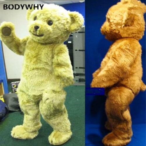 Brown Teddy Bear Mascot Costume Suits Cosplay Party Game Dress Outfits Advertising Promotion Halloween Xmas Easter Ad Clothes