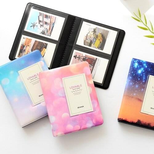 Los Fick Polaroid Photo Album for 3/5 inch photos Memory Keeper Sticker Stamp Organizer For Fujifilm Instax Mini Wedding Album