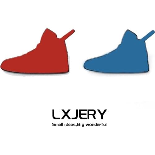 LXJERY Fashion Shoes Pin Badge On Backpack Funny Brooch Pins For Clothes Broche For Women Girl Schoolbag