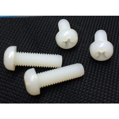 M3 Plastic cross head screw Nylon cross head screw M3X4 M3X5 M3X6 M3X8 M3X10 M3X12 M3X15 M3X18 M3X20 M3X25 M3X30