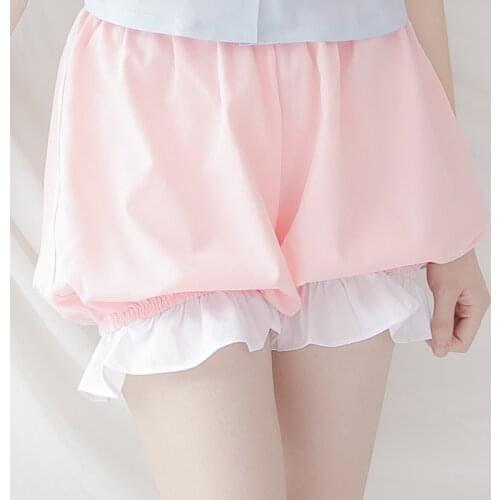 Sweet Cosplay Lolita Bloomers Shorts for Girl Summer Chiffon Shorts