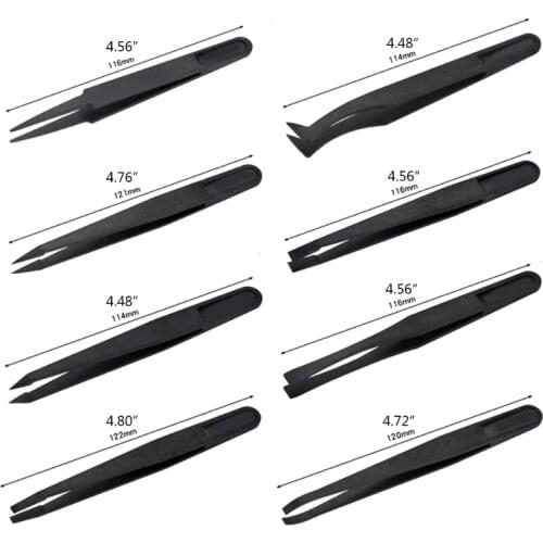 8 Pcs Epoxy Resin Mold Tweezers Set Nail Art DIY Picking Tools for DIY Crafts N0HE