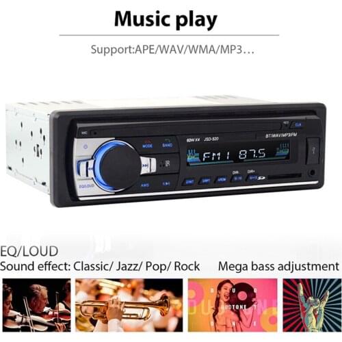 New Car Player Bluetooth Card Machine U Disk Car Audio and Video Bluetooth Audio and Hands-Free Calling Car Radio Receiver C