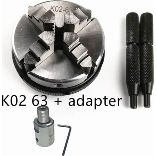 K02-63 Chuck Connecting Rod M14*1 Suitable for K01-50/63 K02-50 Mini Lathe Chuck 8mm-19mm adapter Bench parts machine DIY wood