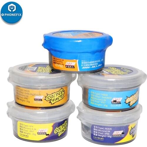 MECHANIC BGA Solder Flux Paste Soldering Tin Cream 138/148/158/183/217 Degrees Soldering Paste for PCB Components Welding