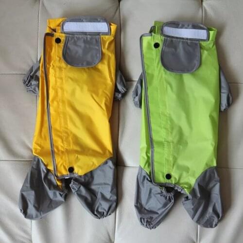 Big Dog Raincoat Welsh Corgi Clothes Samoyed Husky Labrador Golden Retriever Dog Costume Boy Girl Dog Waterproof Clothing Outfit