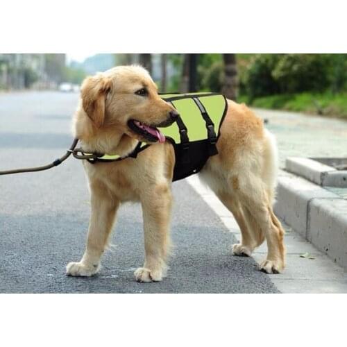 1pcs large dogs life jackets clothes big dogs swimming coats costume pet dog outwear swim suit pets accessories 3XL-7XL