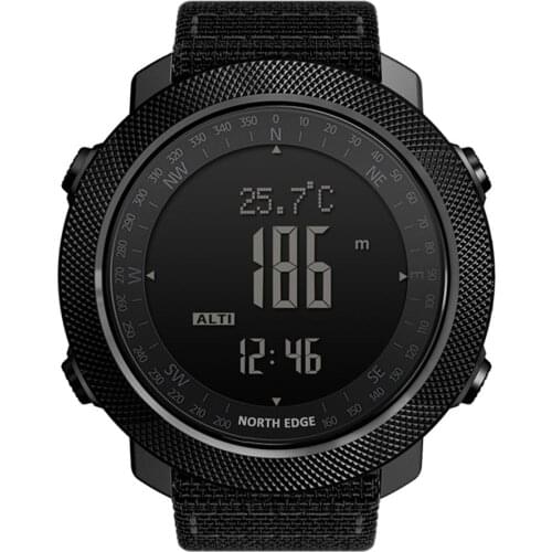 For NORTH EDGE Sport Digital Watch Hours Outdoor Sports Multifunctional Smart Watches Altimeter Barometer Compass Waterproof