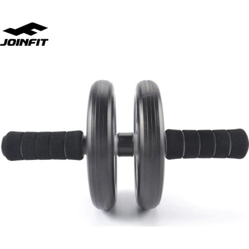 JOINFIT Abdominal Muscle Trainining Double-Wheeled Abdomen Roller Used for Waist Leg Exercise Gym Fitness Equipment
