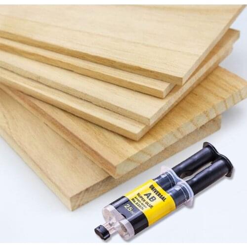 4ml/ 25ml New Universal Epoxy Resin AB Gum Strong Adhesive Repair for Glass Ceramics Plastic Cracked