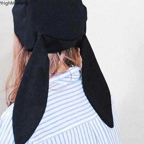 Vintage Fashion Black Have Long Ear Lolita Cap Hat Women