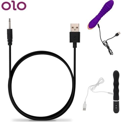 OLO USB Charging Cable DC Vibrator Cable Cord for Rechargeable Adult Toys USB Power Supply Charger Sex Products