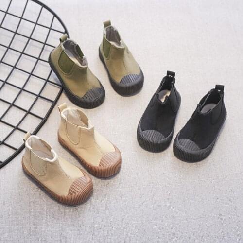 Winter Baby Girl Shoes Kids Snow Boots Flat Heel Non-slip Boys Sneakers Plush Warm Infant Short Boots SSP018